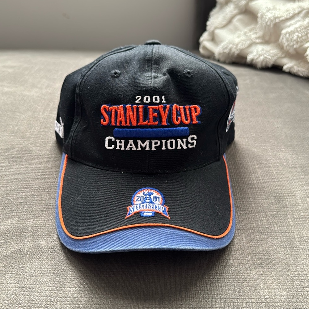Vintage Colorado Avalanche Hat / 2001 Stanley Cup Champions / NHL / Puma